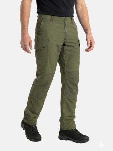 DANISH ENDURANCE Regular Functionele broek 'Explorer Hiking' in Groen: voorkant