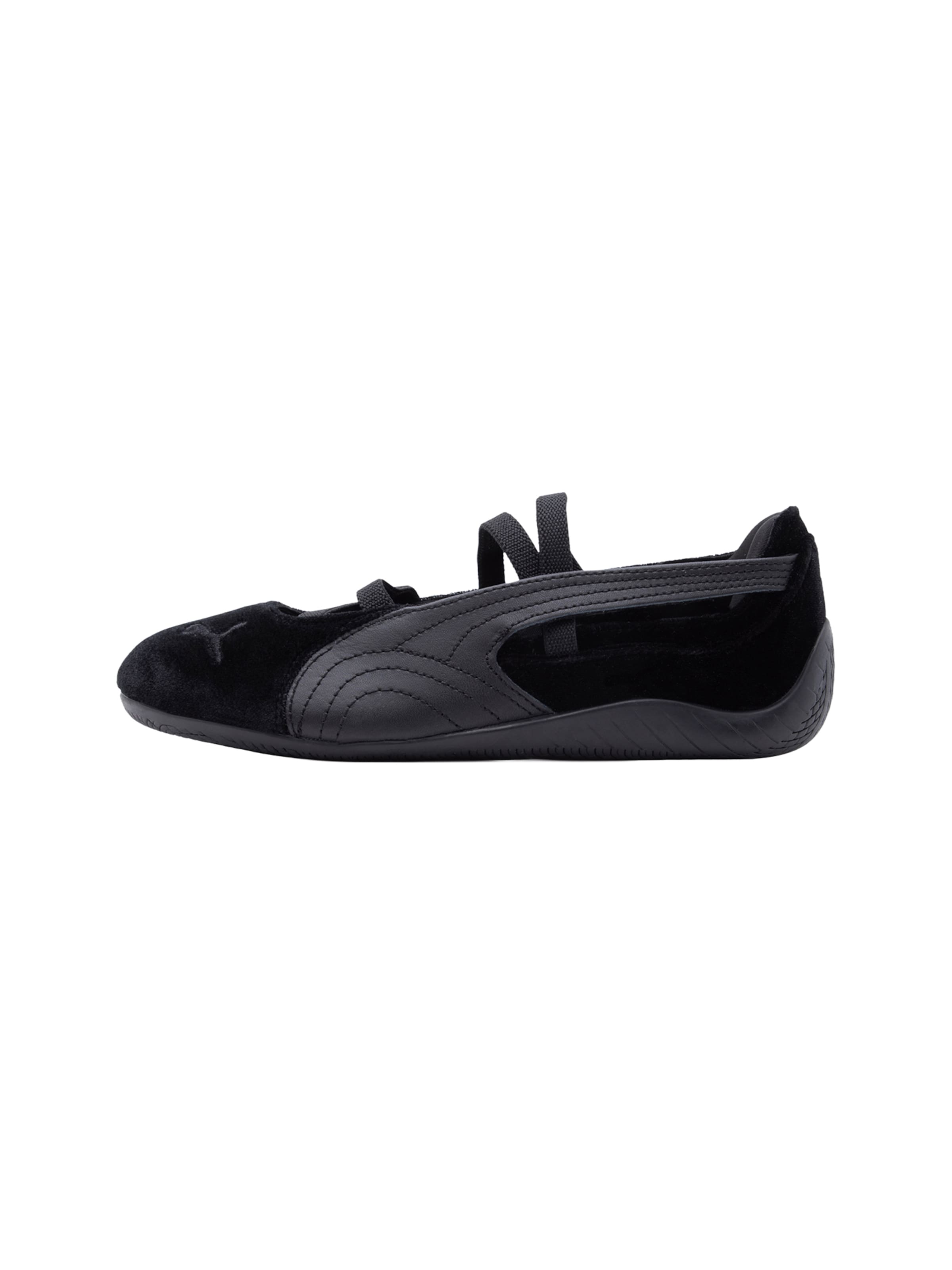 PUMA Ballerina 'Speedcat' in Schwarz: Vorderseite