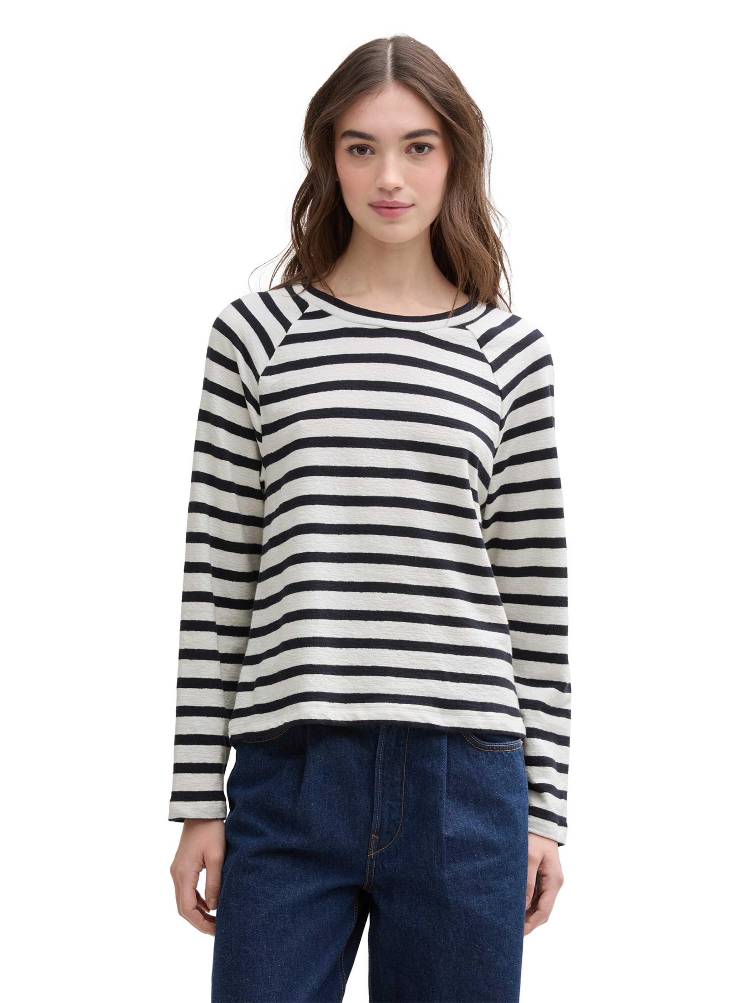 TOM TAILOR DENIM Μπλουζάκι σε μπλε: μπροστά