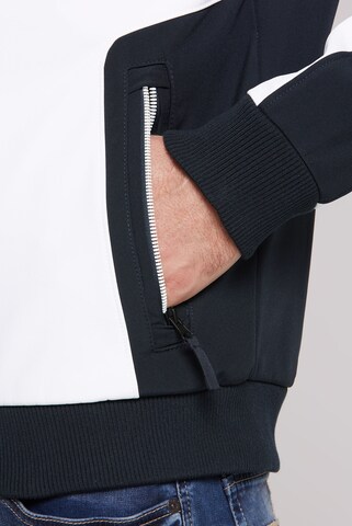 CAMP DAVID Softshelljacke mit Colour-Blocking in Weiß