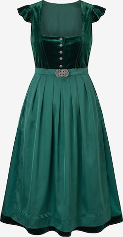 Ulla Popken KDirndl in Grün: Vorderseite