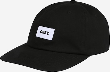 Obey Cap in Schwarz: predná strana