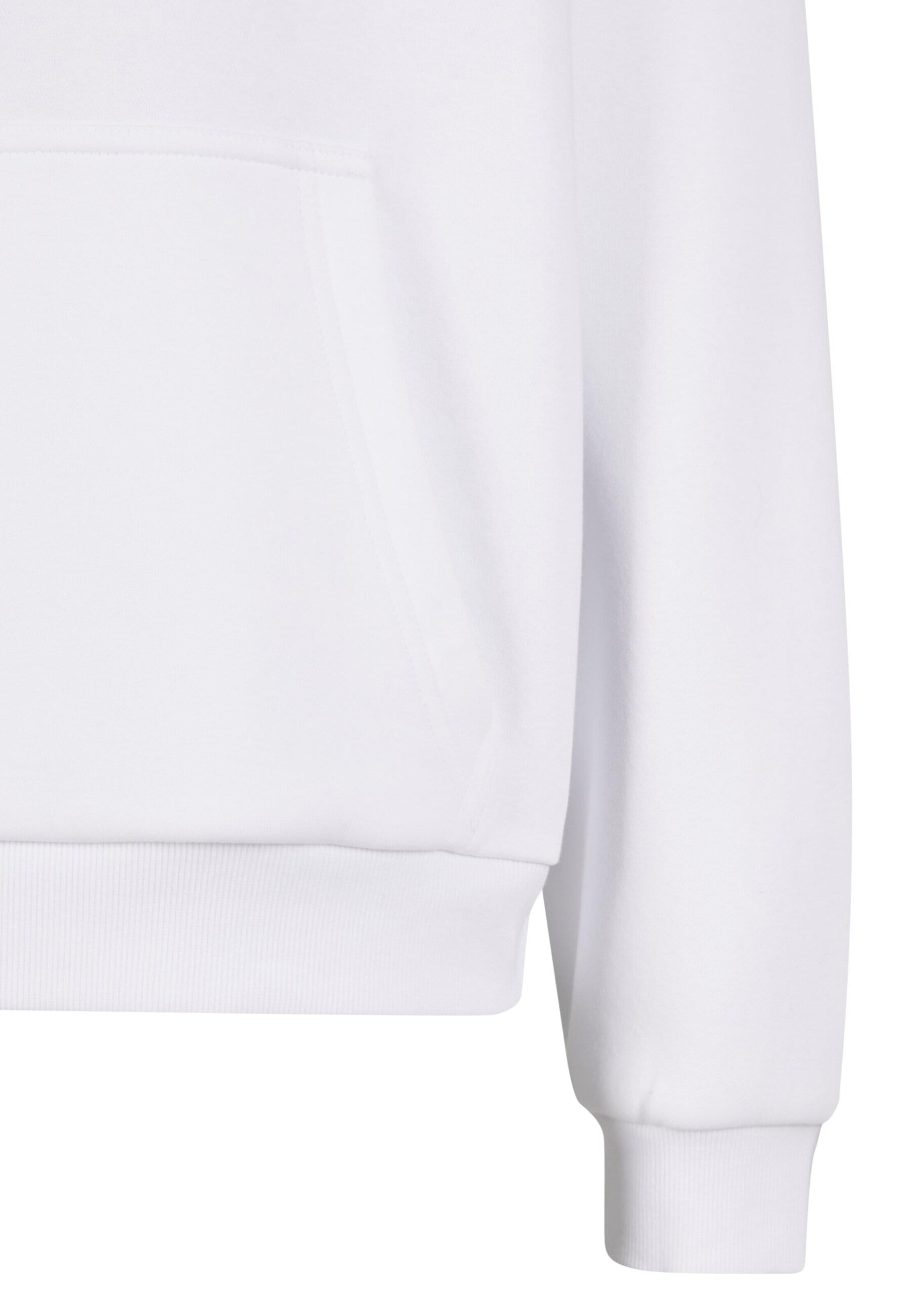 Sweat-shirt 'Fluffy' Urban Classics en blanc