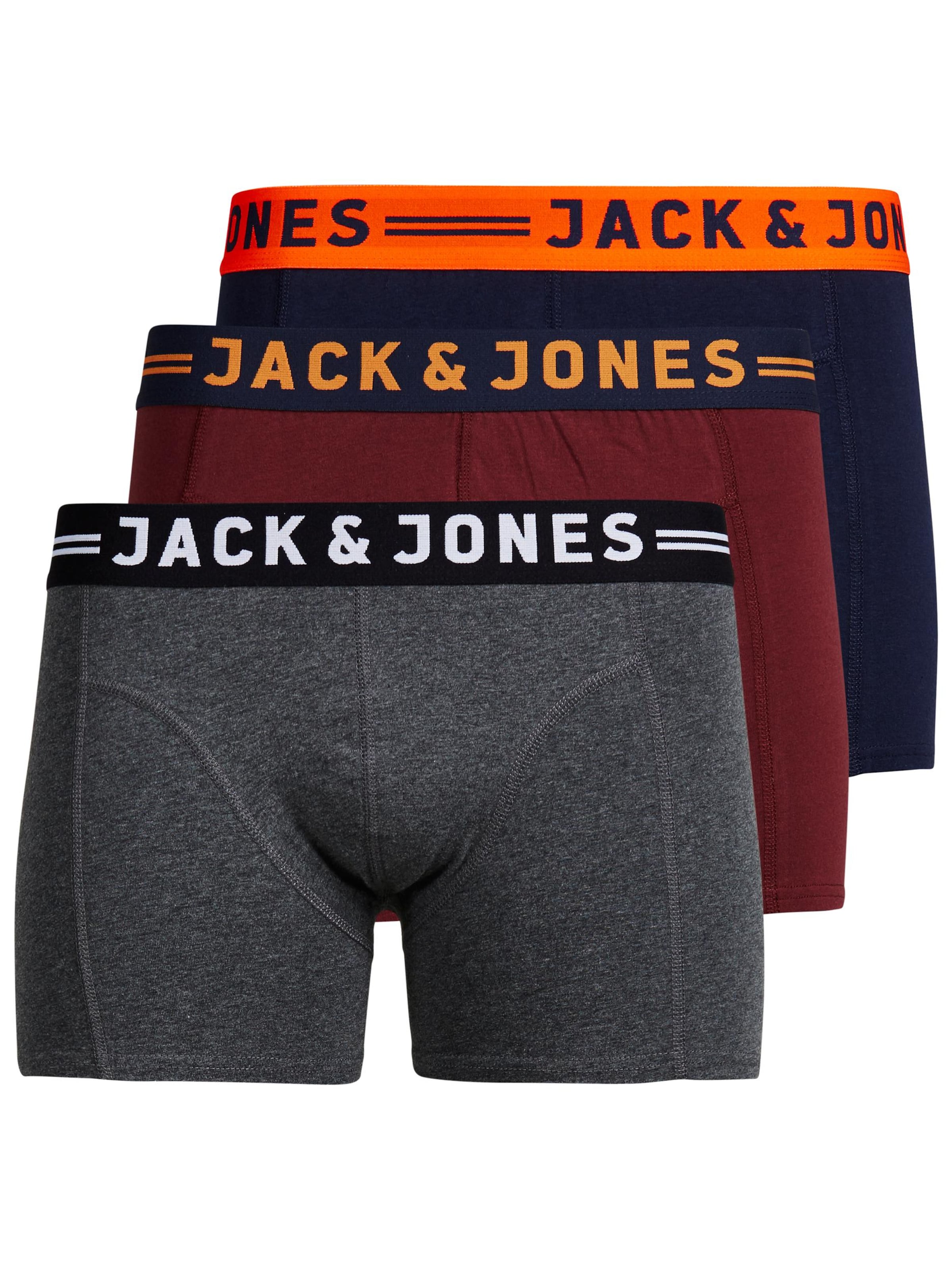 JACK & JONES Μποξεράκι 'Lichfield' σε κόκκινο: μπροστά
