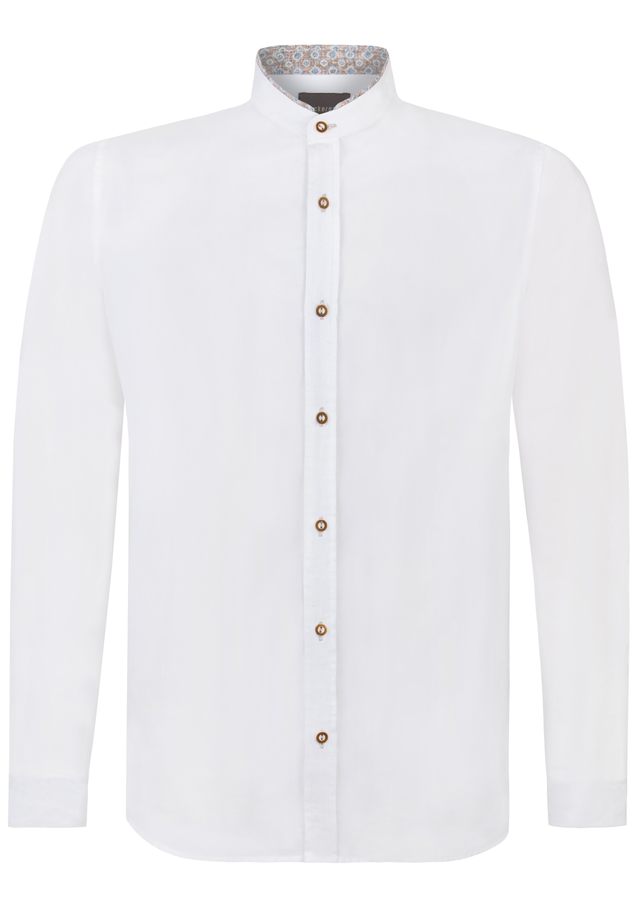 STOCKERPOINT Comfort fit Traditional button up shirt in White: front