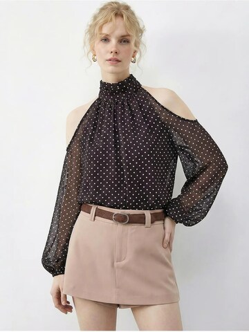 Camicia da donna di Bianco Lucci in marrone