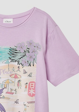 T-Shirt s.Oliver en violet