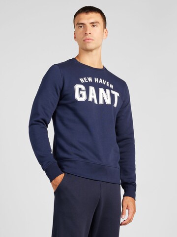 GANT Sweatshirt in Blauw: voorkant