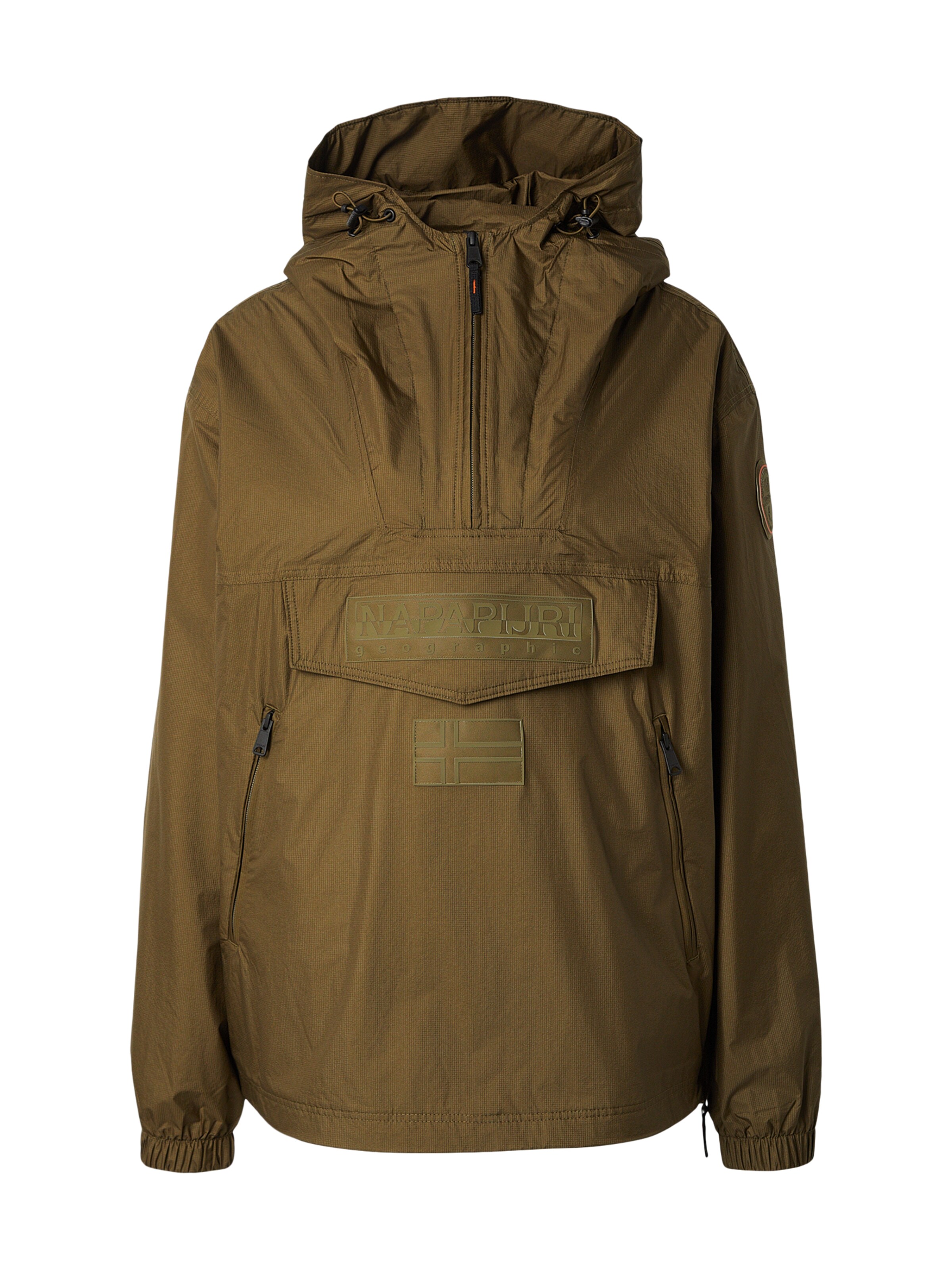 NAPAPIJRI Between-Season Jacket in Green: front