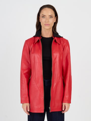 JCC Tussenjas in Rood: voorkant