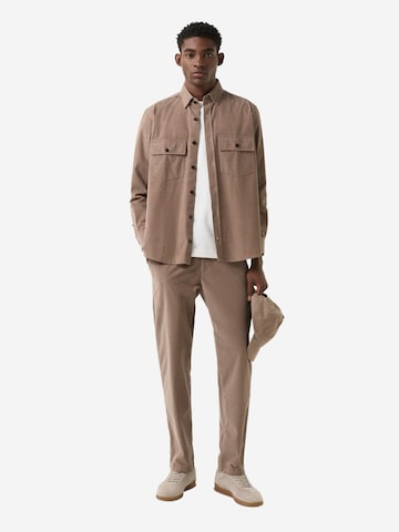 BOGNER Regular Fit Hemd 'Heiko ' in Braun