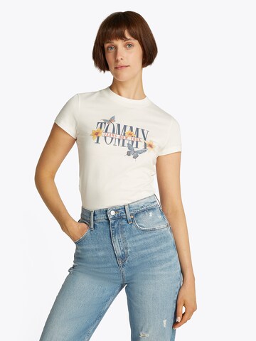 Tommy Jeans Shirt in White: front