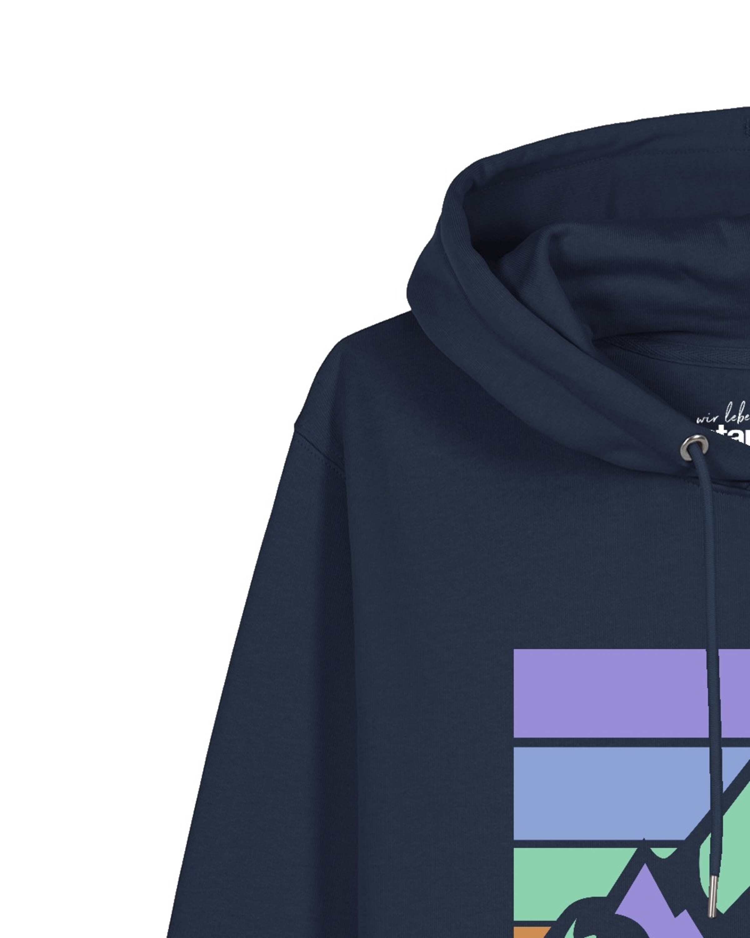 Watapparel Sweatshirt 'Retro Landscape' in Blauw