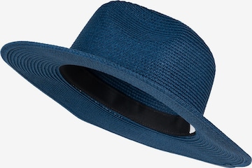 styleBREAKER Hut 'Panama Strohhut - Knautschhut' in Blau: Vorderseite