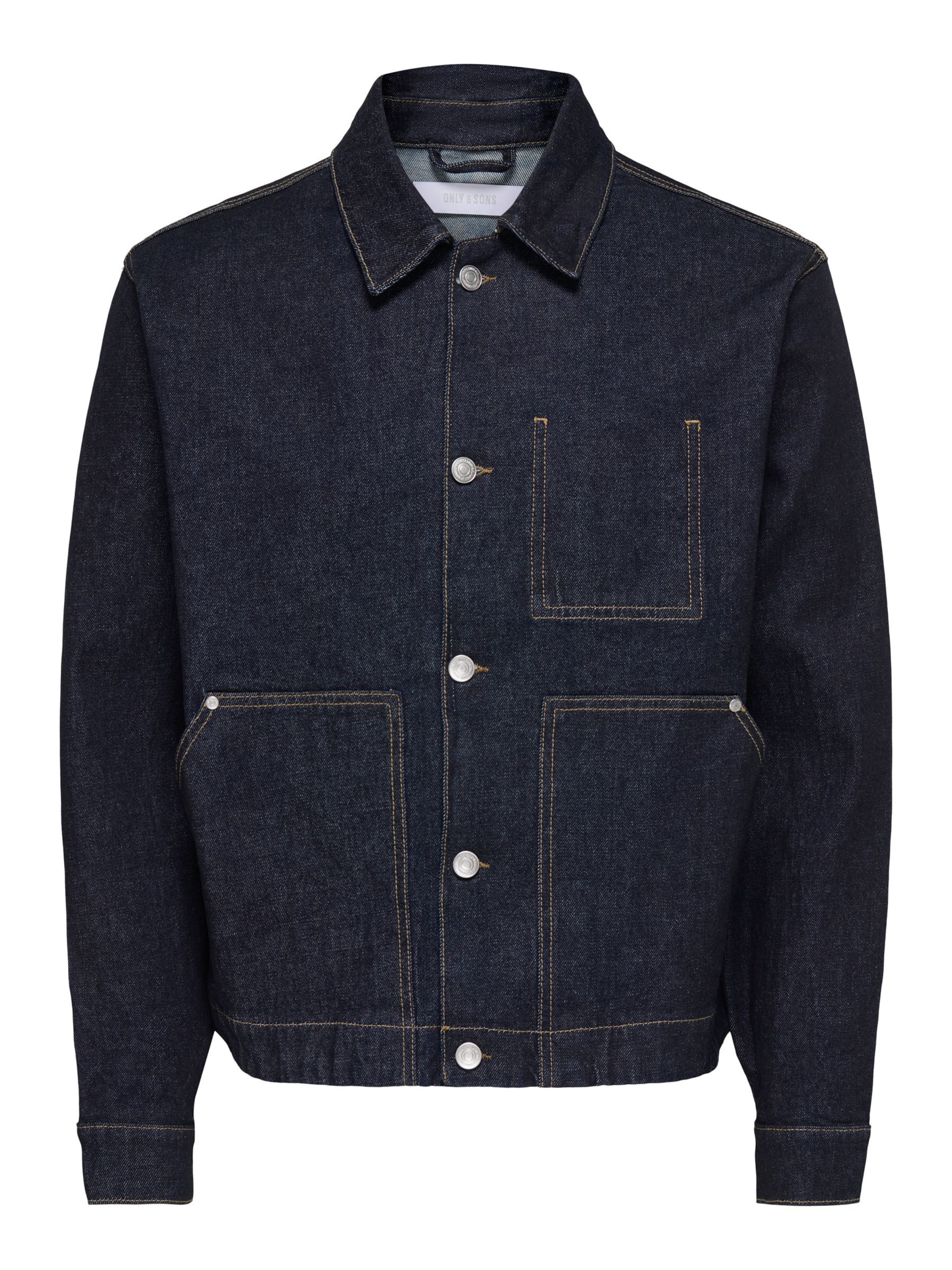 Only & Sons Veste mi-saison 'ONSArtisan' en L en bleu denim, Vue avec produit