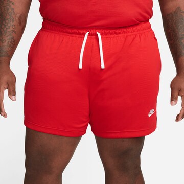 Nike Sportswear Regular Workout Pants in Red