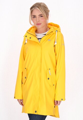 Cappotto funzionale di Schmuddelwedda in giallo: frontale
