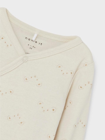 Tutina / body per bambino 'Rainy Day' di NAME IT in beige