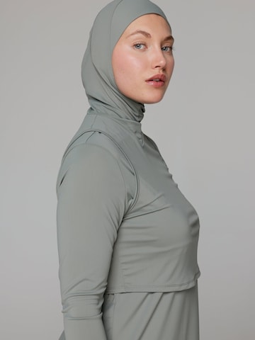 SIYA Swimwear T-shirt Badpak 'Hijab' in Grijs
