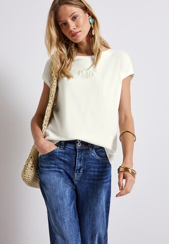 STREET ONE Shirt in White: front