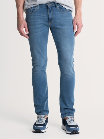 BIG STAR Slimfit Jeans 'TOBIAS' in Blauw: voorkant