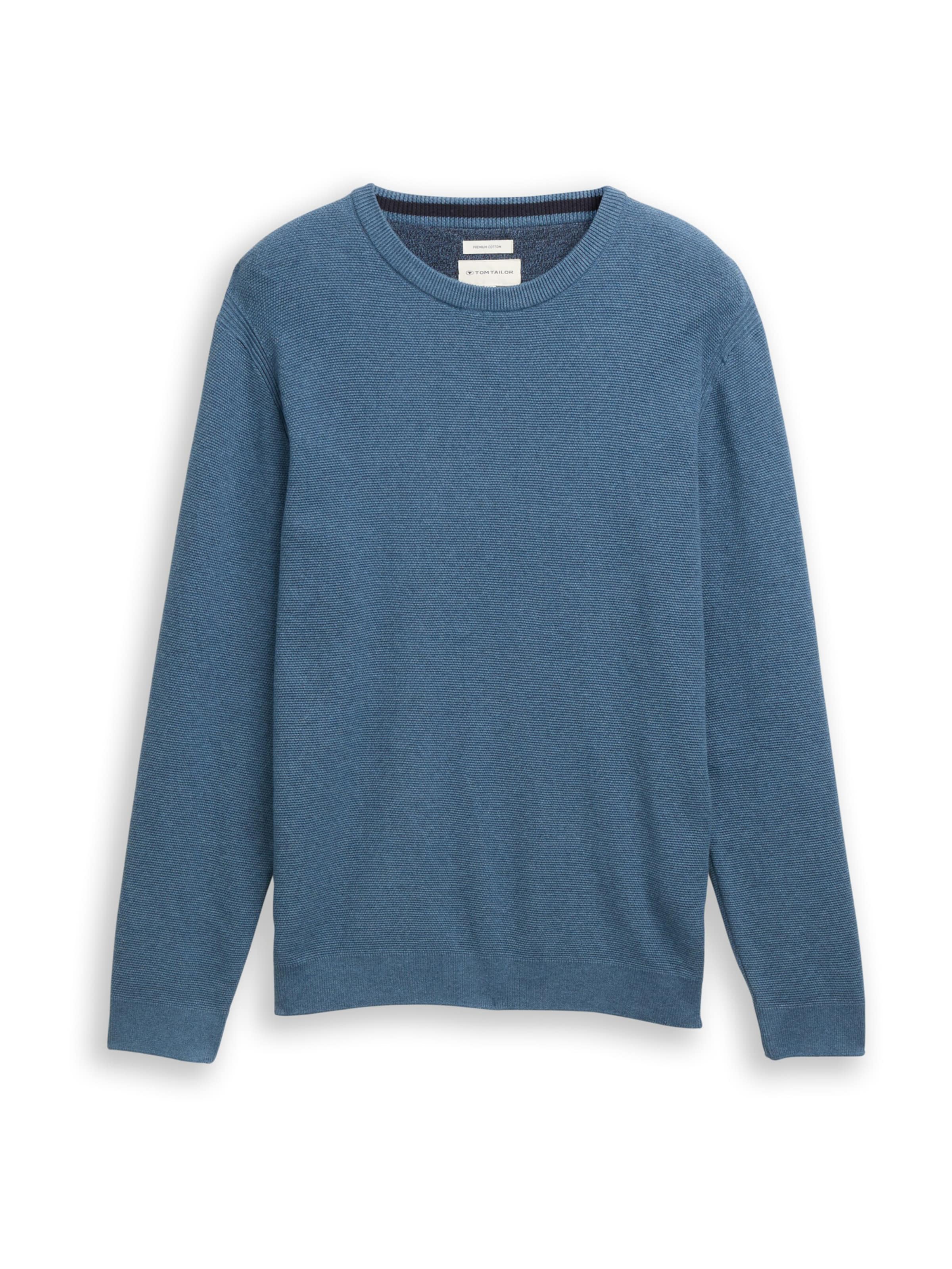 Pull-over TOM TAILOR en bleu : devant