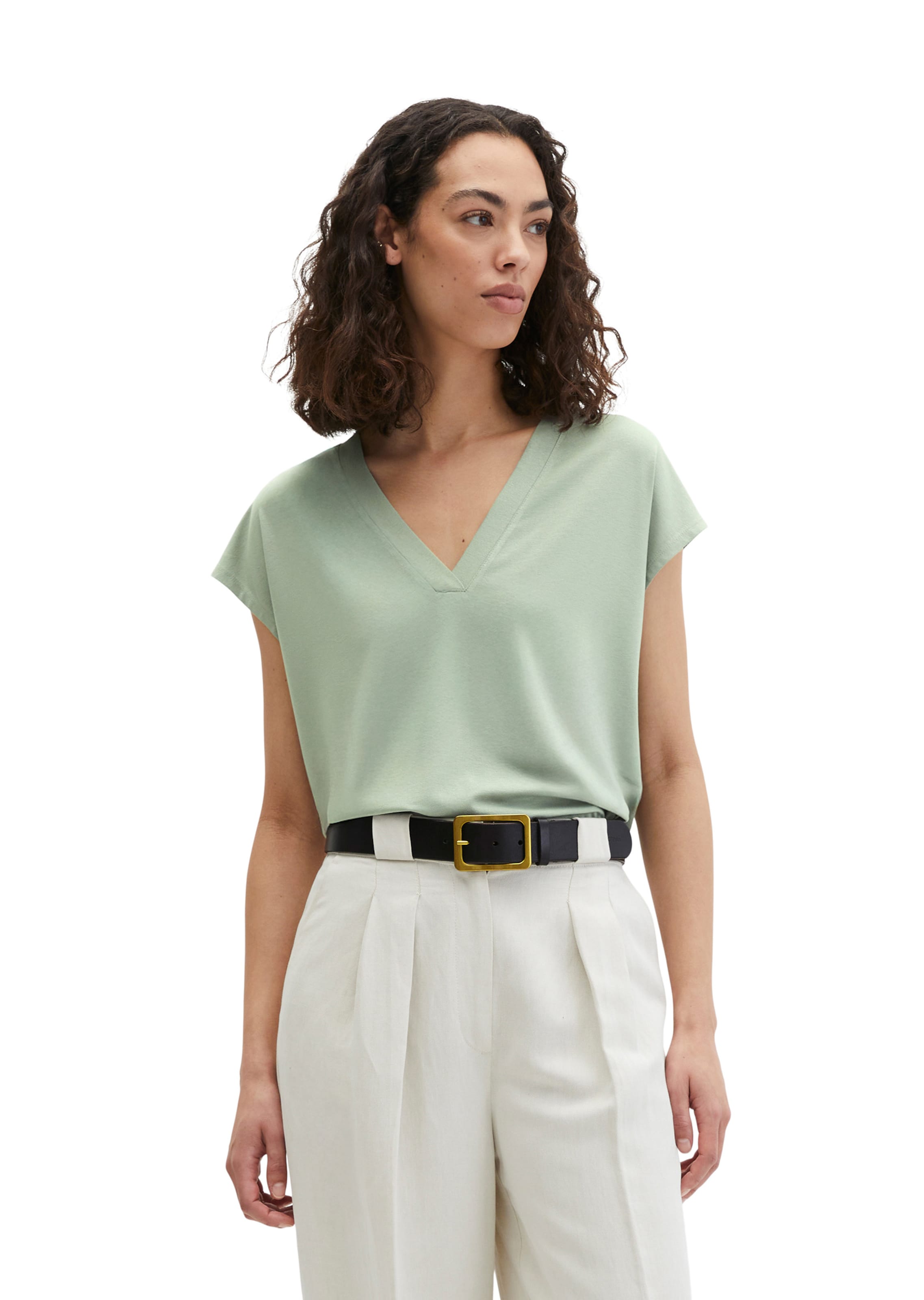 Marc O'Polo T-Shirt in Grau: Vorderseite