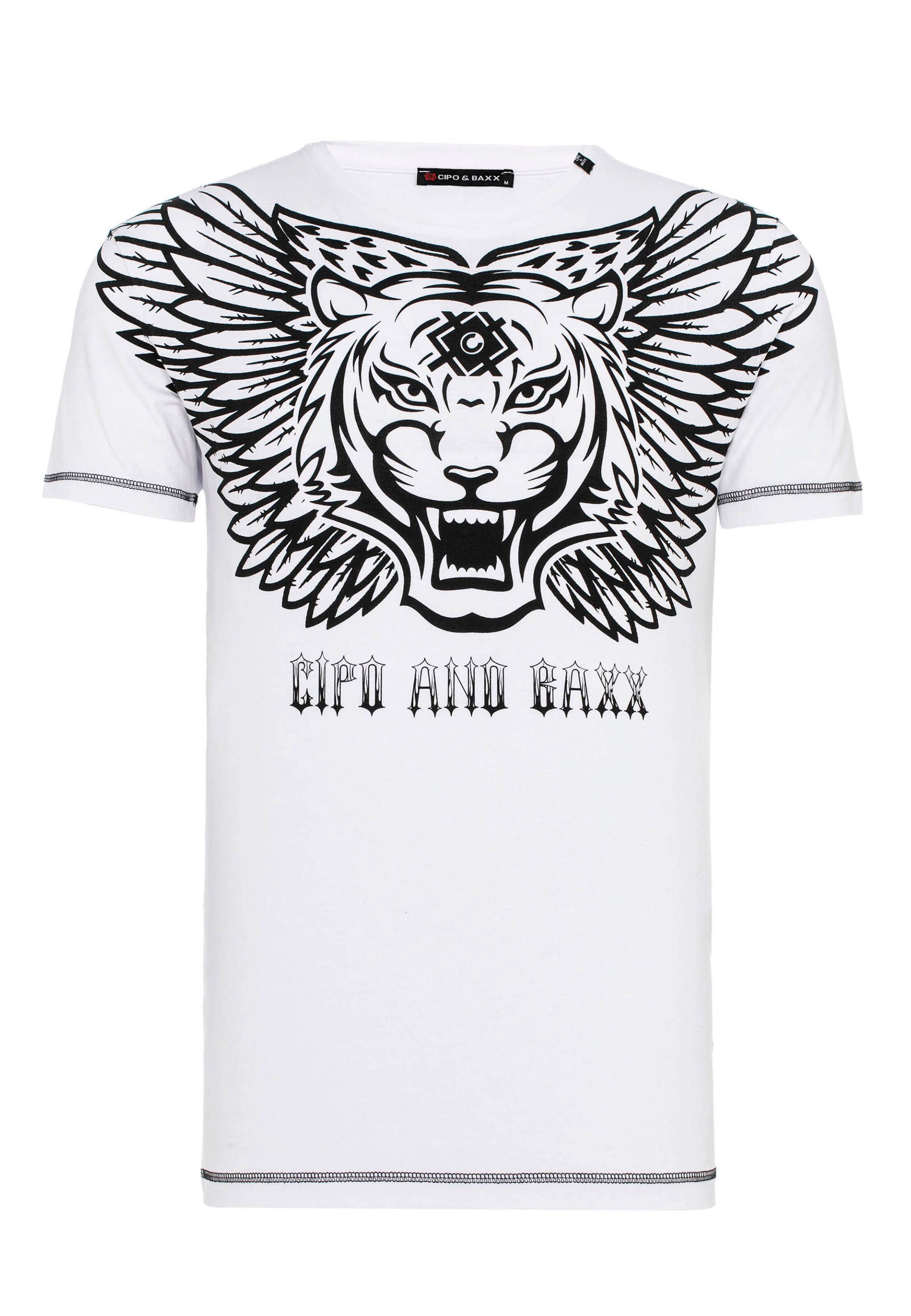 CIPO & BAXX Shirt in Black / White, Item view