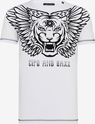 CIPO & BAXX Shirt in White: front