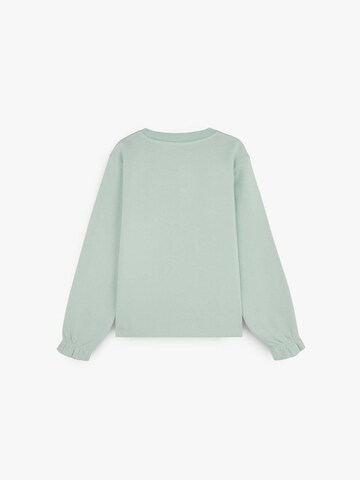 Scalpers Sweatshirt 'Leo Skull' in Groen