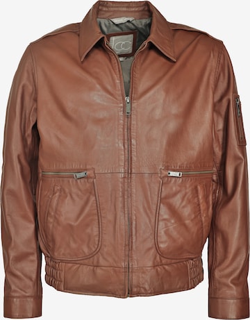 JCC Lederjacke in Braun: Vorderseite