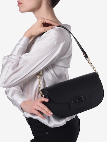 Baldinini Shoulder Bag in Black: front