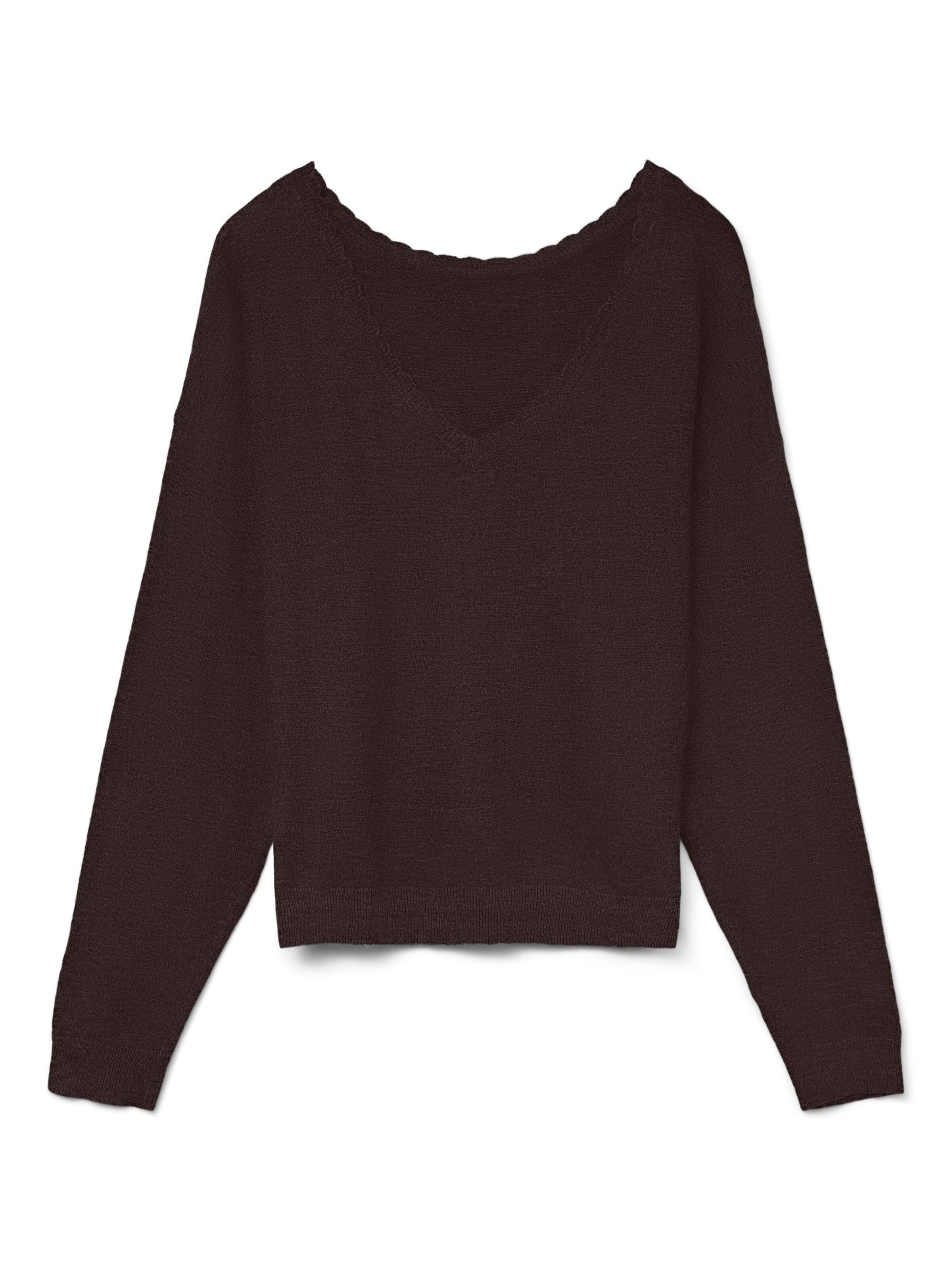 VERO MODA Pullover 'VMMarina ' i brun: forside