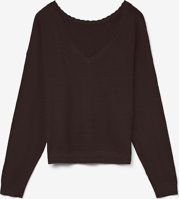 VERO MODA Trui 'VMMarina ' in Bruin: voorkant