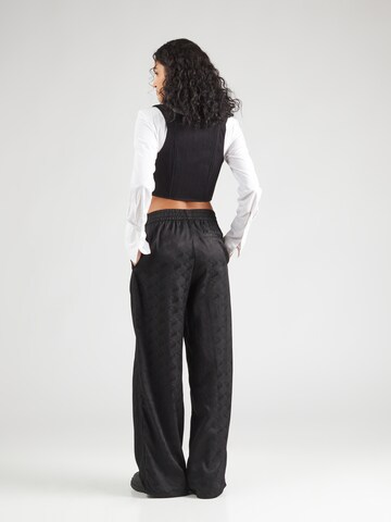 HUGO Loosefit Hose 'Hacel-1' in Schwarz