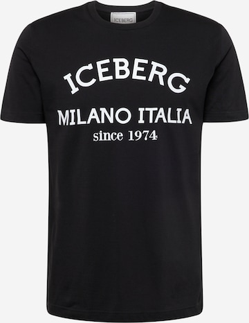 ICEBERG Shirt in Zwart: voorkant