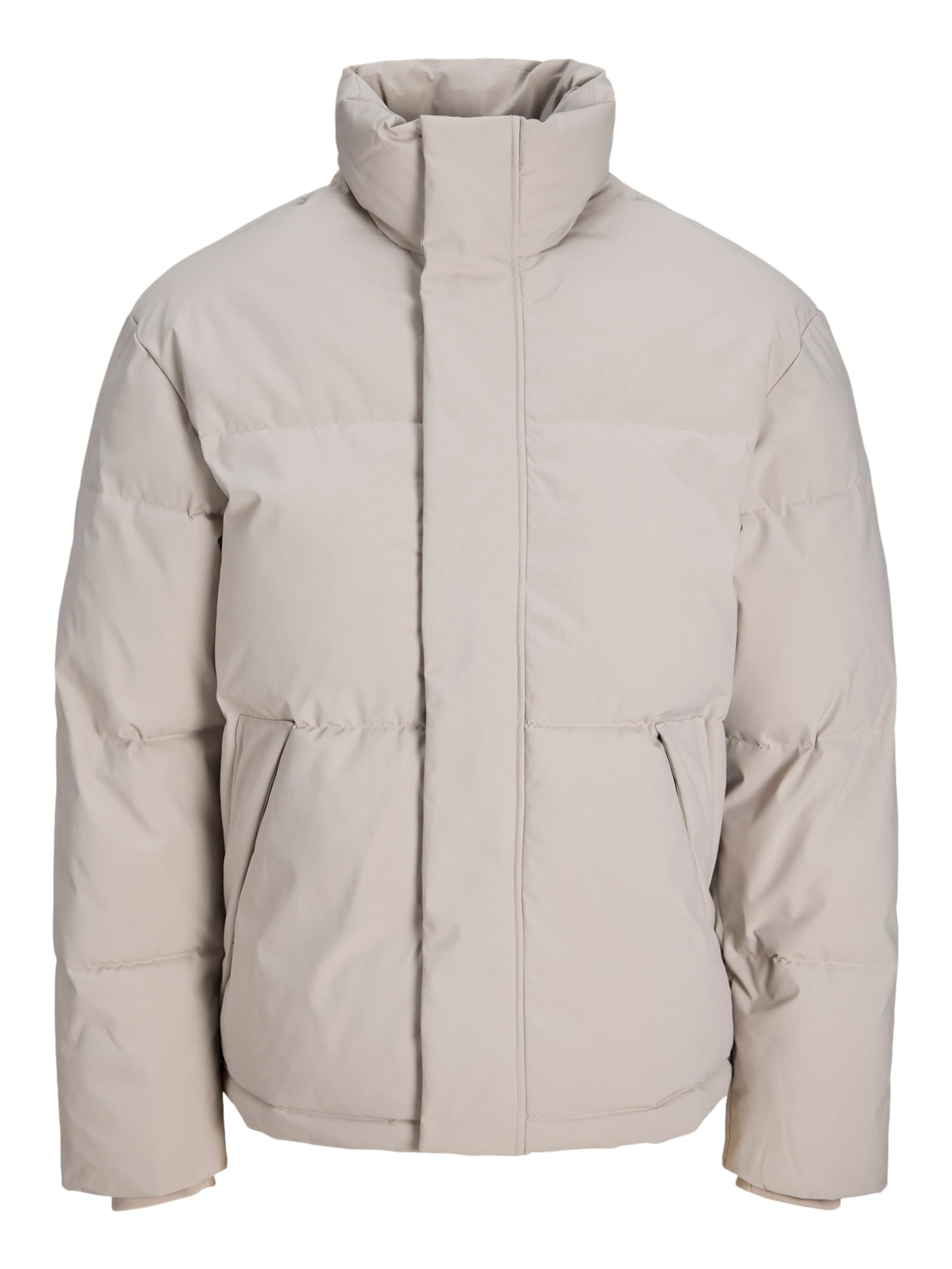 JACK & JONES Zimní bunda 'JJSoho' – šedá: přední strana