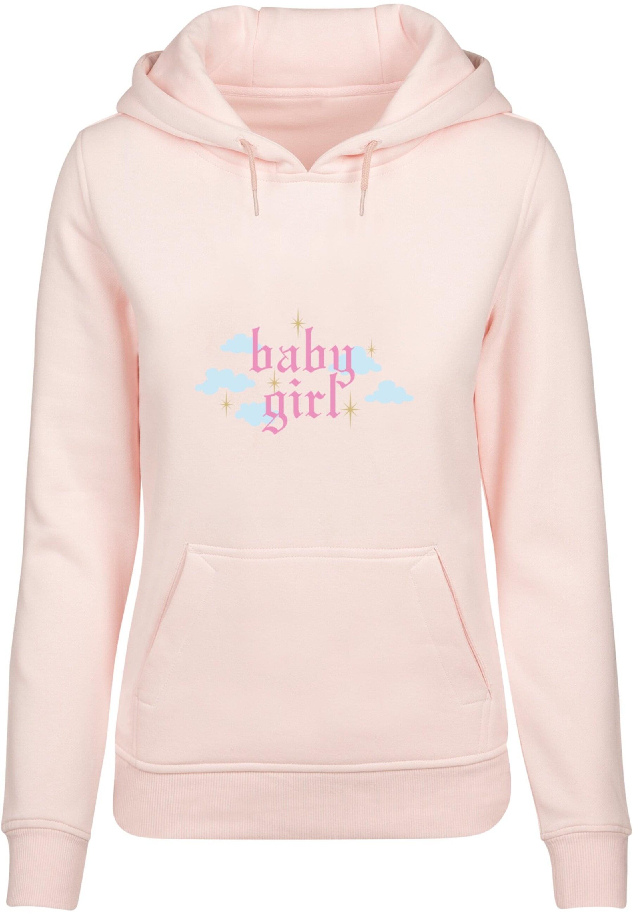 Mister Tee Sweatshirt 'Baby Girl' in Pink: front