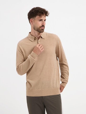 Pull-over merso en beige : devant