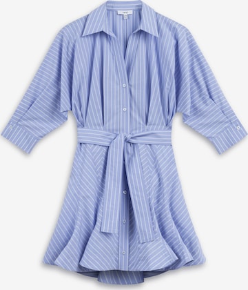 Robe Twist en bleu : devant