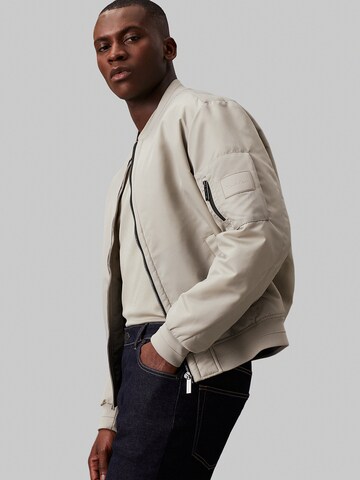 Calvin Klein Between-Season Jacket in Beige