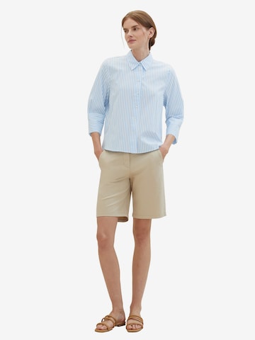 TOM TAILOR Loosefit Shorts in Beige