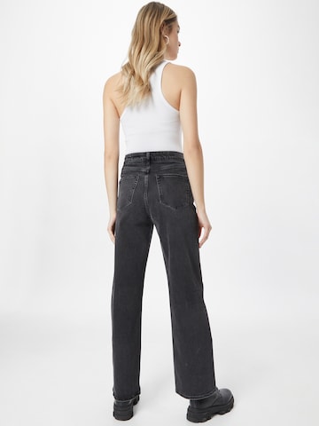 AG Jeans Wide Leg Jeans 'ALEXXIS' in Schwarz