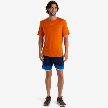 ICEBREAKER Funktionsshirt 'ZoneKnit' in Orange