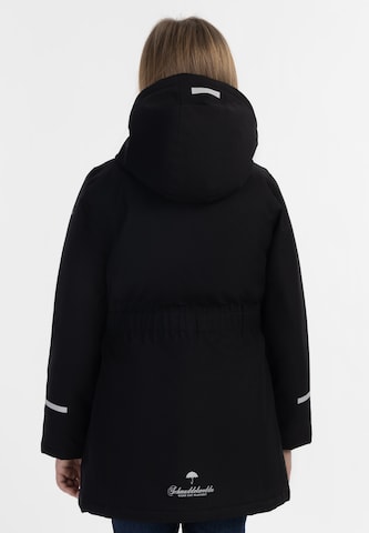 Schmuddelwedda Toiminnallinen takki 'Artic' värissä musta