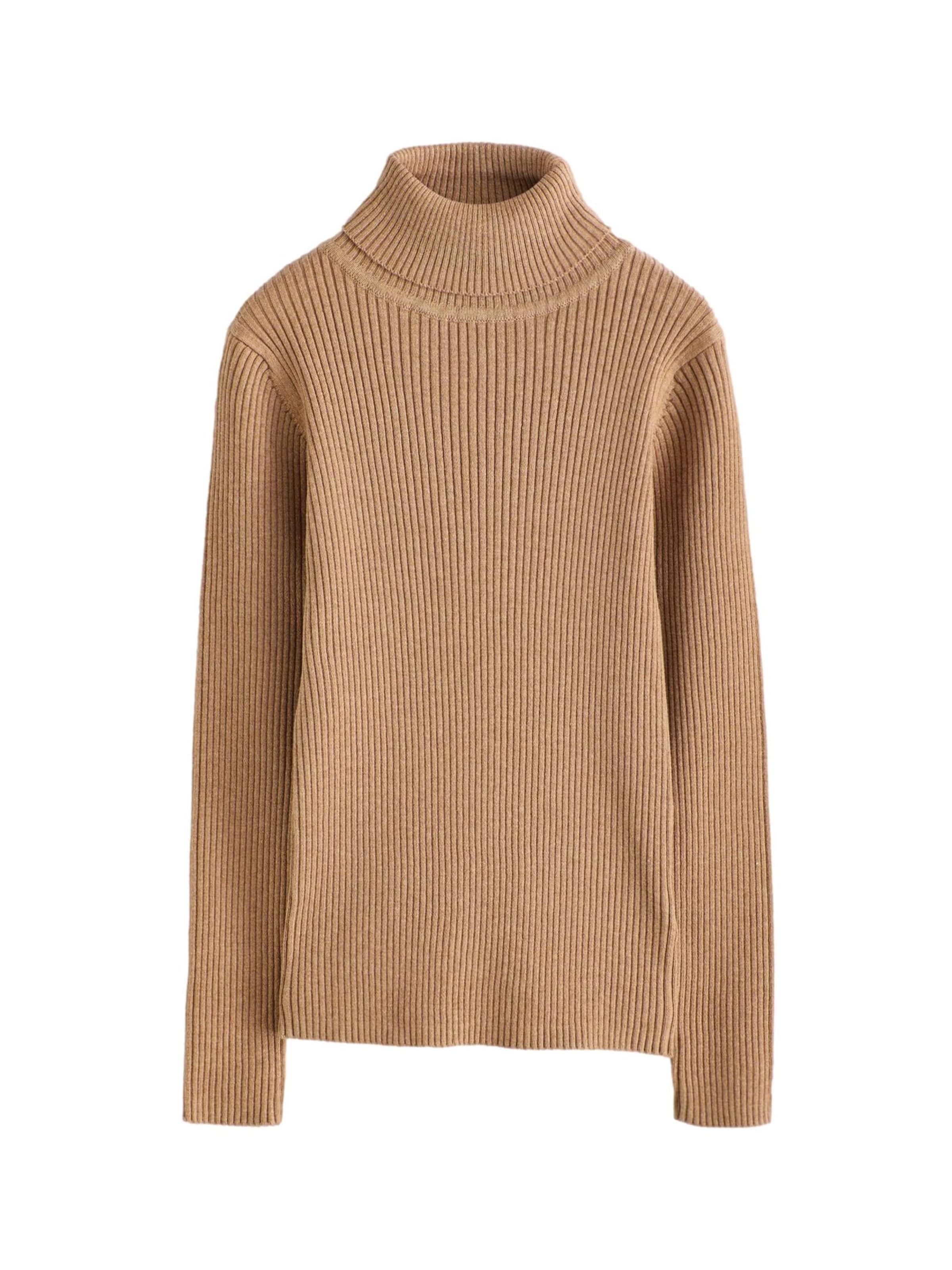 Next Sweter w kolorze brązowy: przód