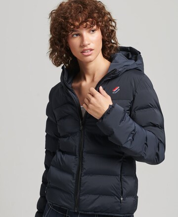 Superdry Winter Jacket in Blue: front