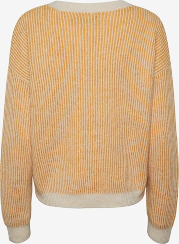 PIECES Sweater 'KARMEN' in Yellow