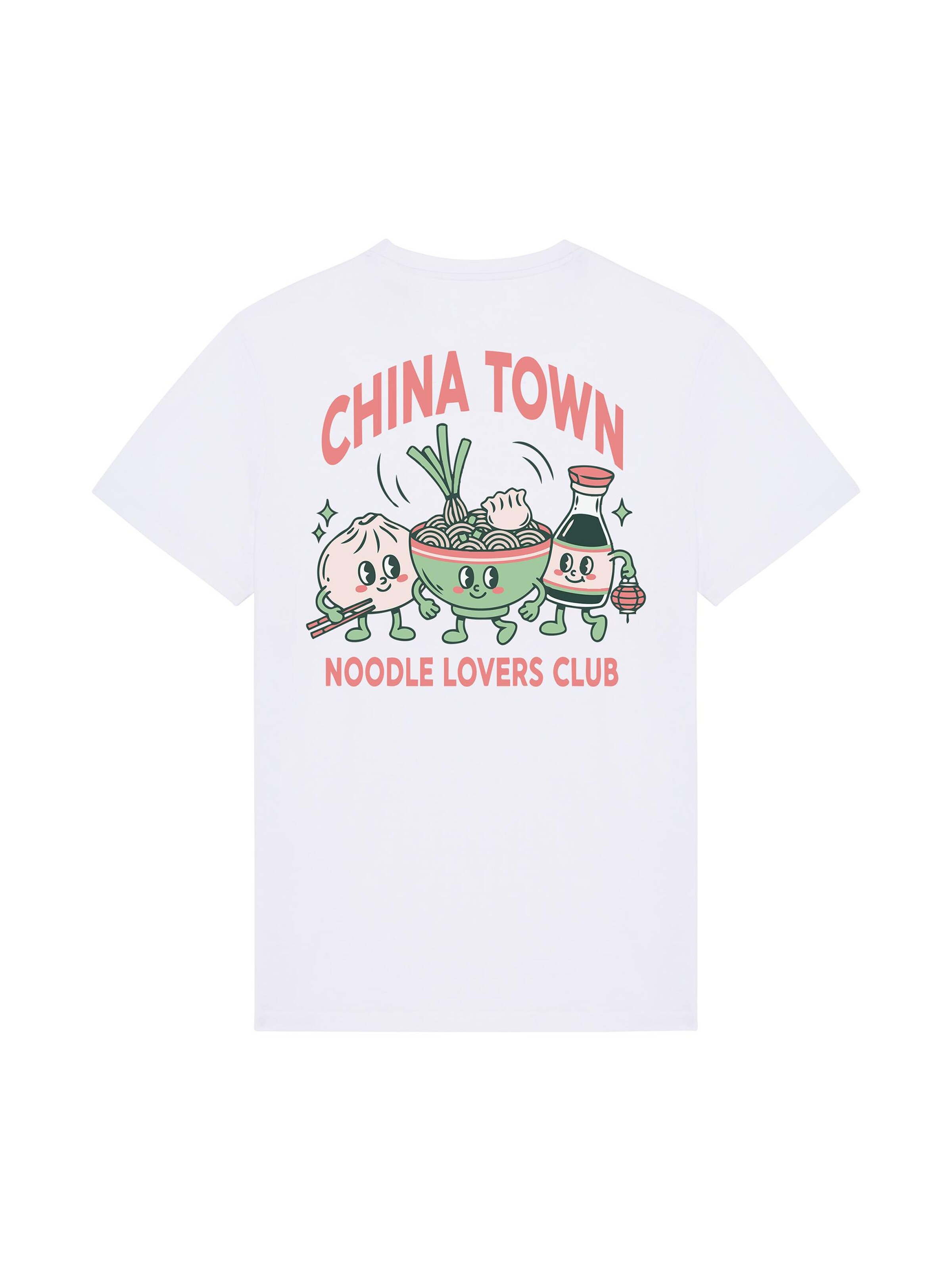 RoamLikeSummer Shirt 'China Town'‌‌‌‌‌‌‌‌‌ in Weiß: Vorderseite