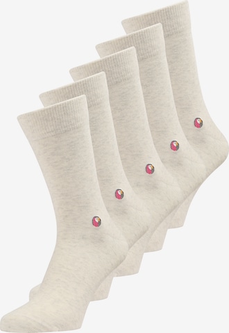 Sokid Socks in Beige: front